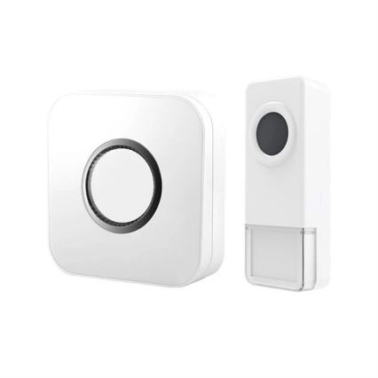 Campanello senza fili 3xAAA IP55 bianco