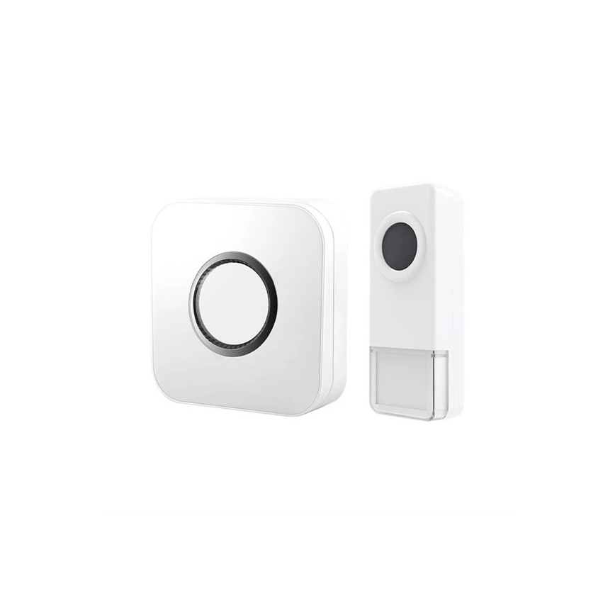 Campanello senza fili 3xAAA IP55 bianco