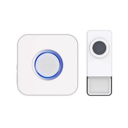 Campanello senza fili 3xAAA IP55 bianco