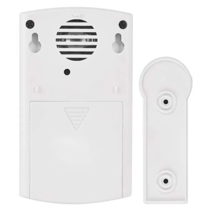 Campanello wireless 3xAA IP44 bianco/argento