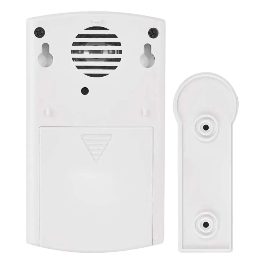 Campanello wireless 3xAA IP44 bianco/argento