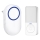 Campanello wireless con spina integrata 230V/1xCR2032 IP56 bianco