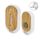 Campanello wireless con spina integrata BELL 230V + 1x23A marrone