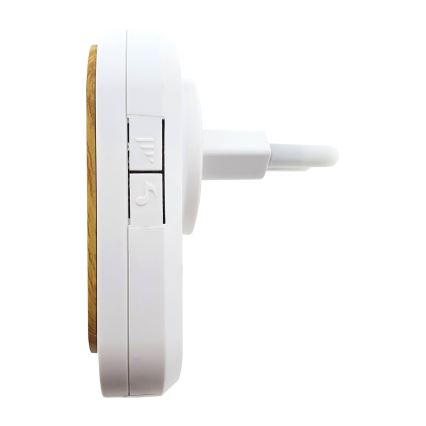 Campanello wireless con spina integrata BELL 230V + 1x23A marrone