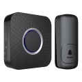 Campanello wireless con spina integrata kinetic 230V nero