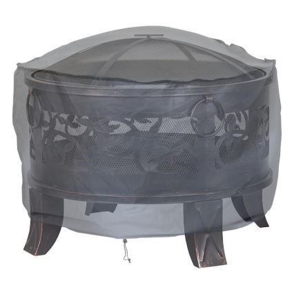 Campfire cover 93x58 cm grau