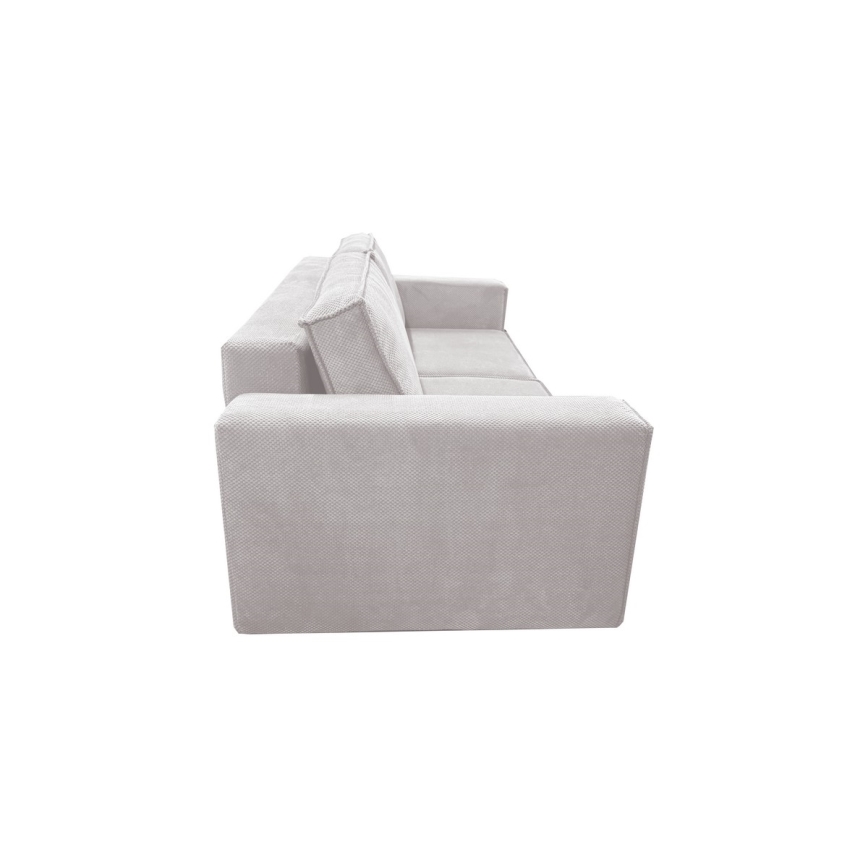 Canapé convertible 3 places avec rangement RONDA beige