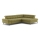 Canapé d'angle convertible en L MARANO droit olive