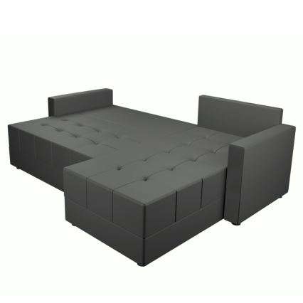 Canapé d'angle réversible convertible en L DUBLIN gris