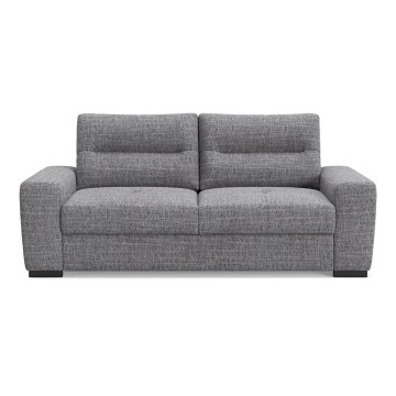 Canapé-lit 3 places COMO gris clair