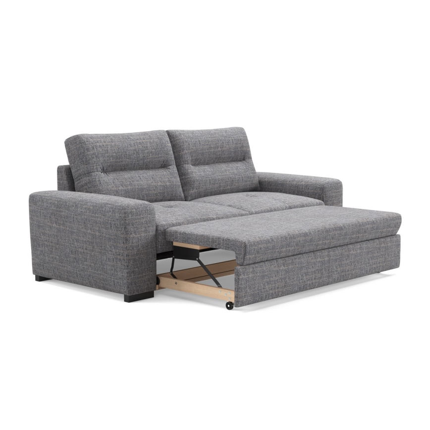 Canapé-lit 3 places COMO gris clair