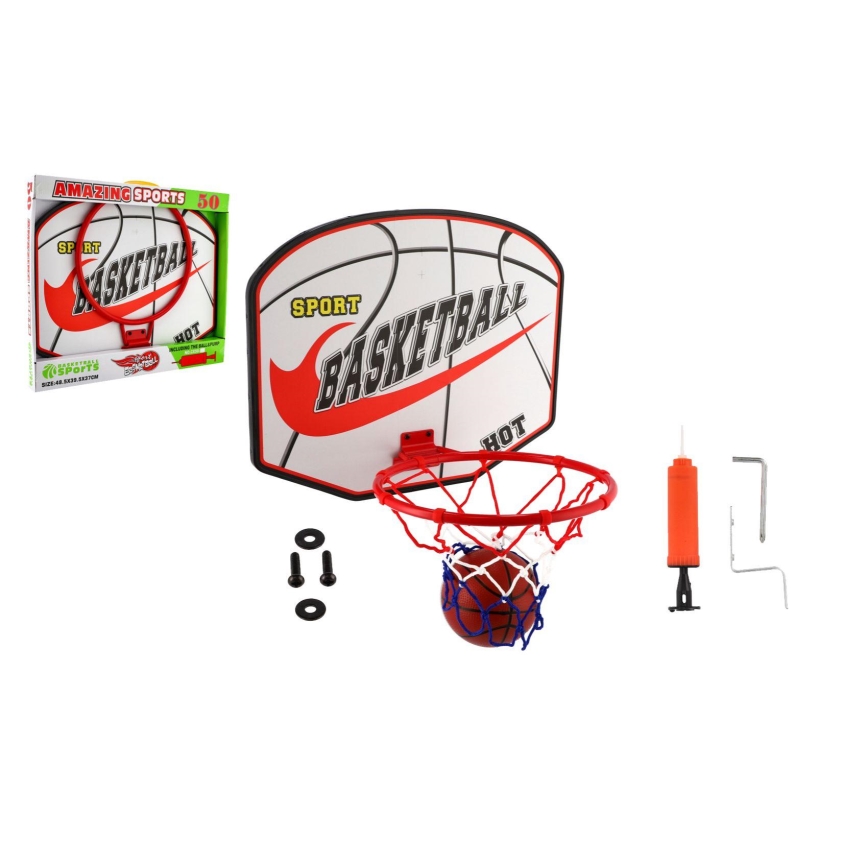 Canestro da basket con pallone
