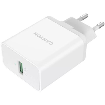 Canyon - Adaptateur de charge 1xUSB/230V