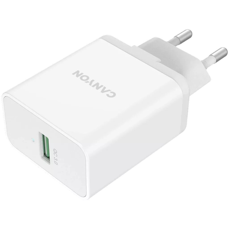 Canyon - Adaptateur de charge 1xUSB/230V