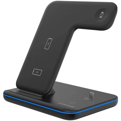 Canyon - Chargeur sans fil 3en1 noir