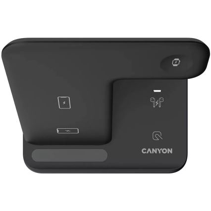Canyon - Chargeur sans fil 3en1 noir
