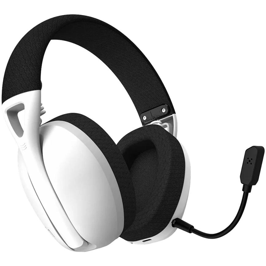 Canyon - Casque sans fil avec microphone 400 mAh blanc