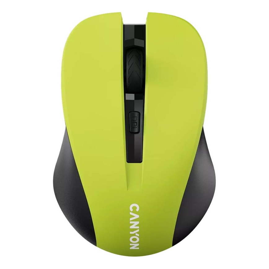 Canyon - Kabellose Maus 800/1000/1200 DPI 2xAAA Gelb