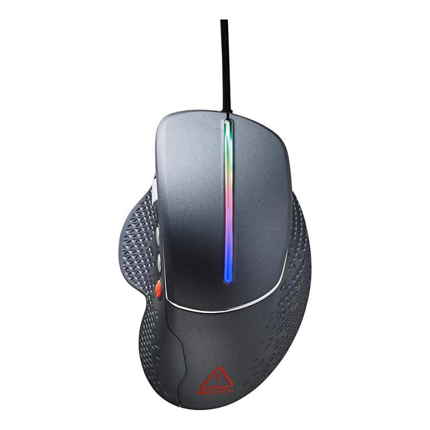 Canyon - LED RGB Souris gaming 800/1600/2400/3200/4800/6400 DPI