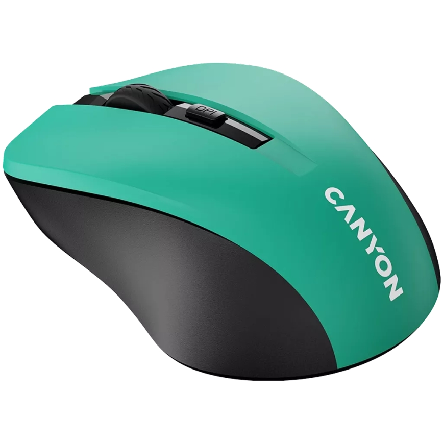 Canyon - Mouse wireless 800/1000/1200 DPI 2xAAA verde