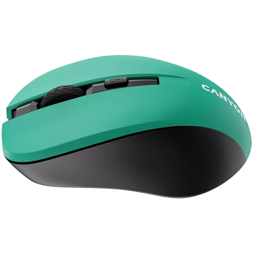 Canyon - Mouse wireless 800/1000/1200 DPI 2xAAA verde
