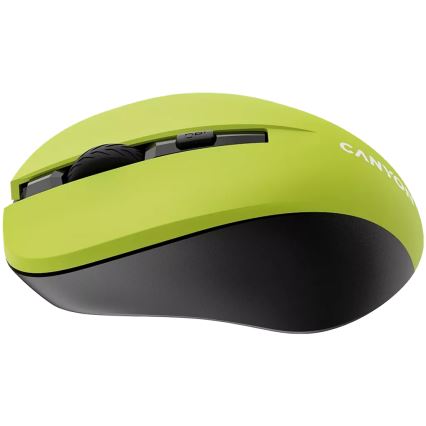 Canyon - Mouse wireless 800/1000/1200 DPI 2xAAA gialla
