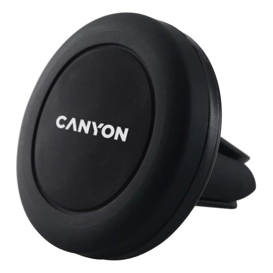 Canyon - Porta telefono magnetico per auto arrotondato nero