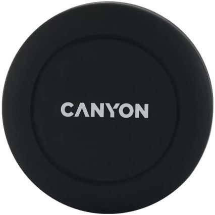 Canyon - Porta telefono magnetico per auto arrotondato nero