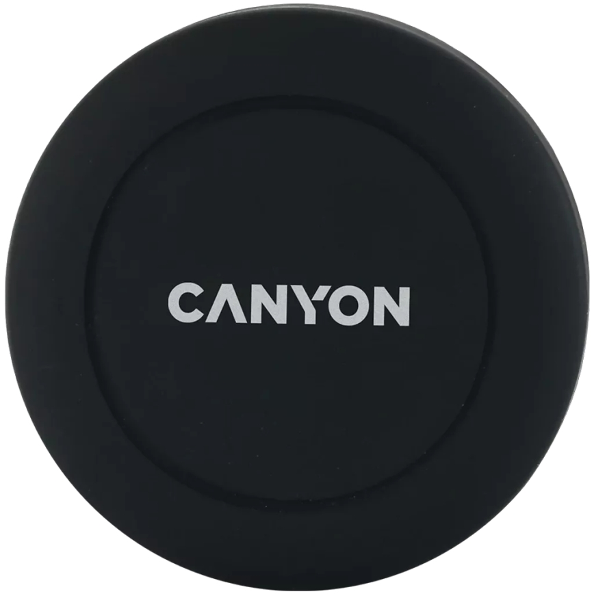 Canyon - Porta telefono magnetico per auto arrotondato nero