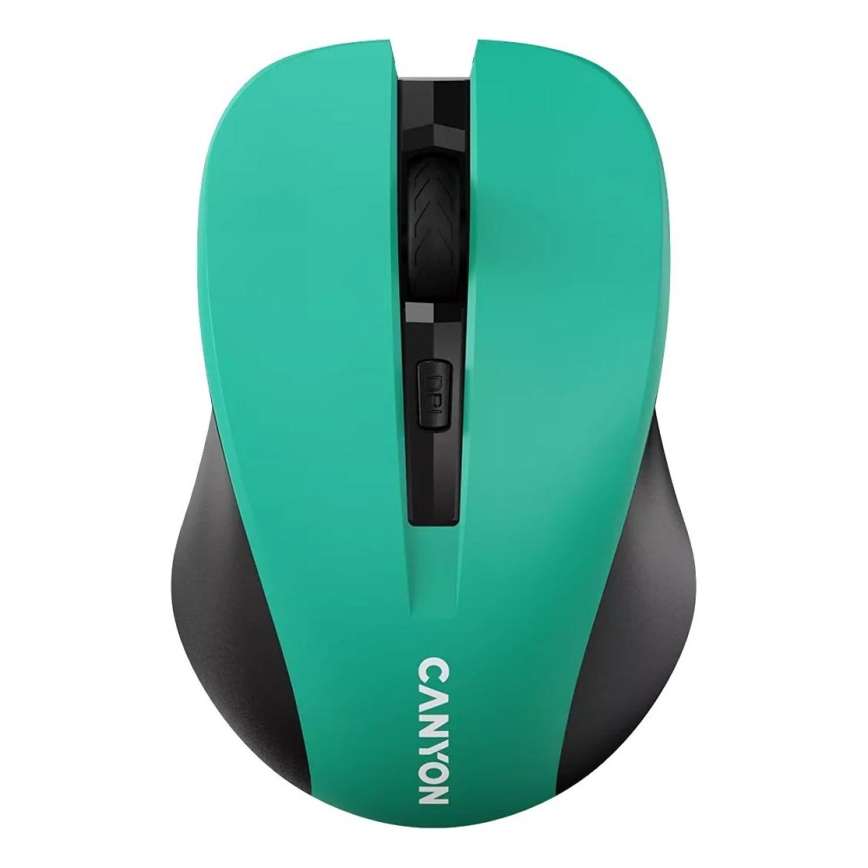 Canyon - Souris sans fil 800/1000/1200 DPI 2xAAA verte
