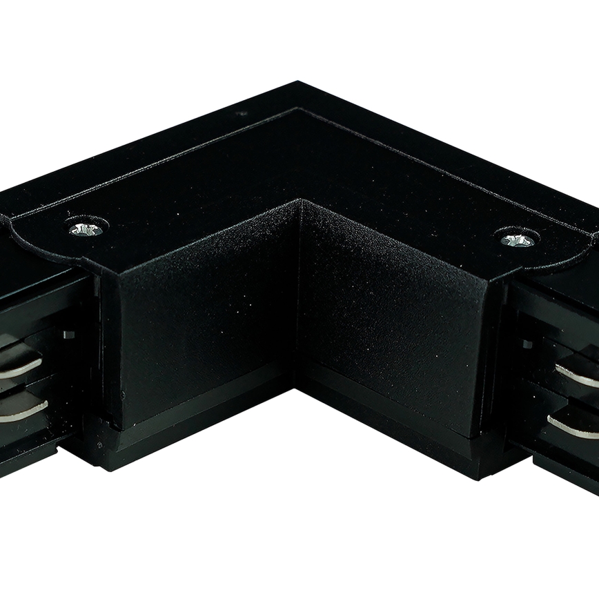 Capuchon d'extrémité de système de rail triphasé TRACER carré noir