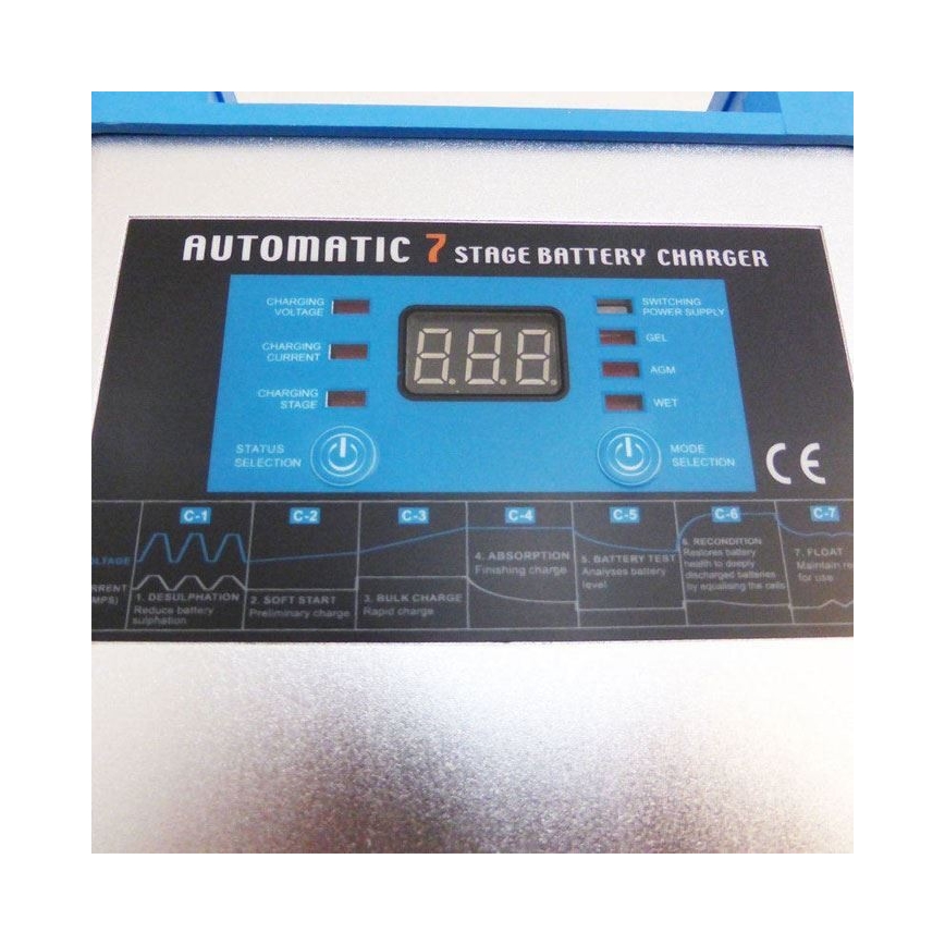 Caricabatterie automatico per batterie al piombo 12/230V