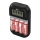 Caricabatterie con display LCD 4xAA/AAA 5V