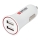 Caricabatterie per auto 2xUSB/3400mA/12-24V/5V