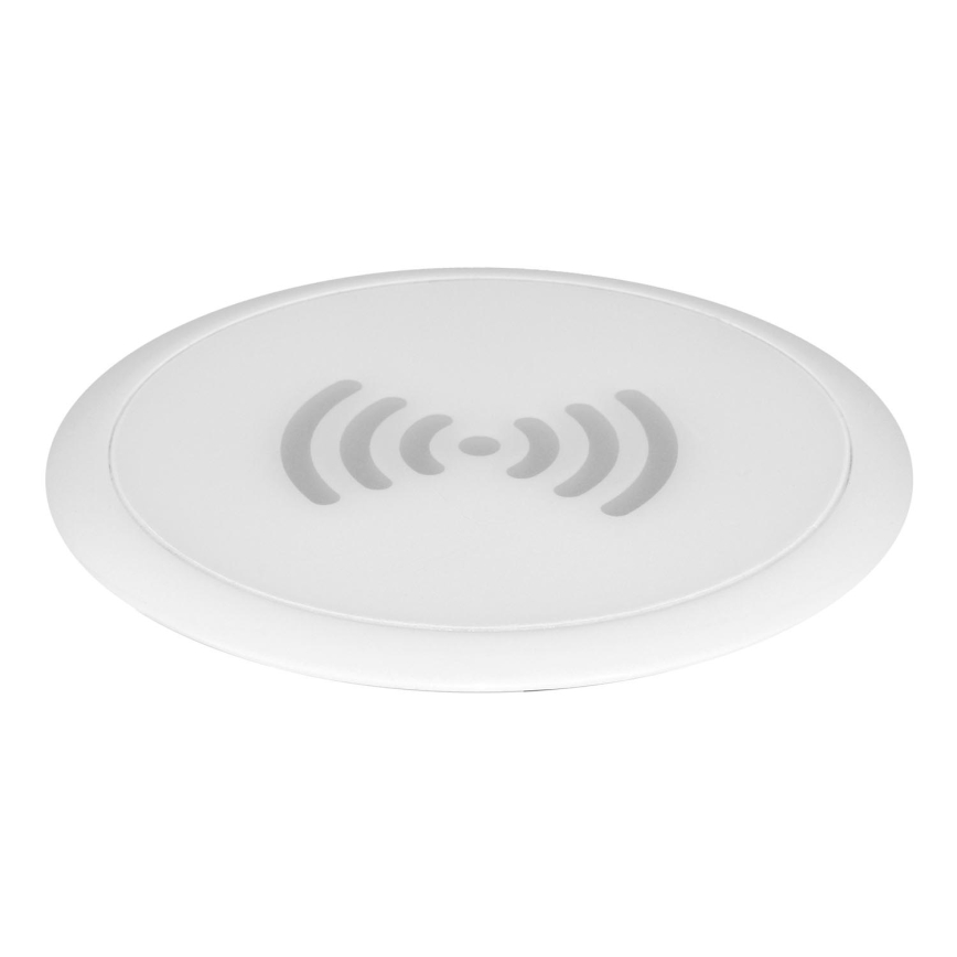 Caricabatterie wireless integrato bianco