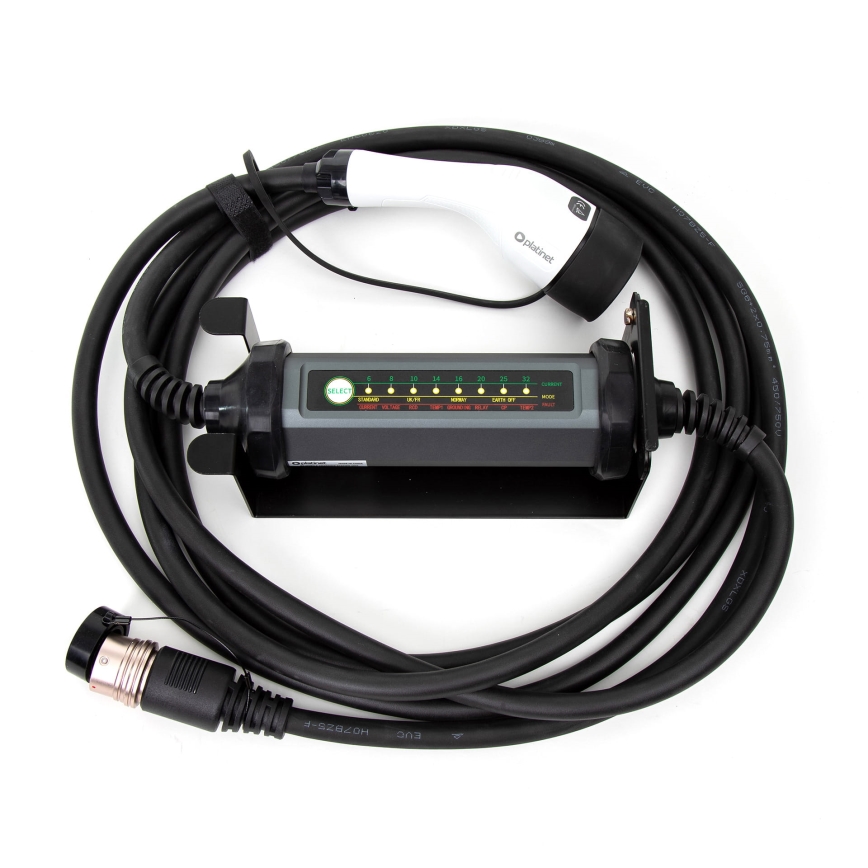 Caricatore portatile per auto con 4 adattatori Tipo 2 32A/480V 22kW 7m IP67