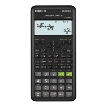 Casio - Calcolatrice scolastica 1xLR44 nera