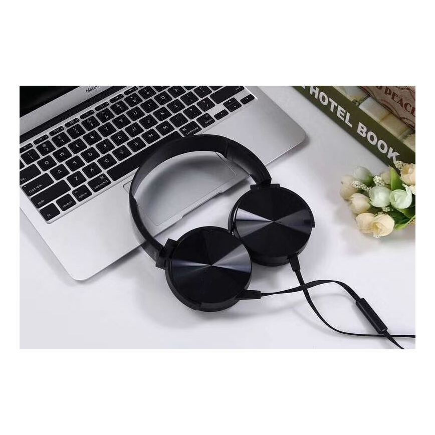 Casque filaire avec micro mini-jack C