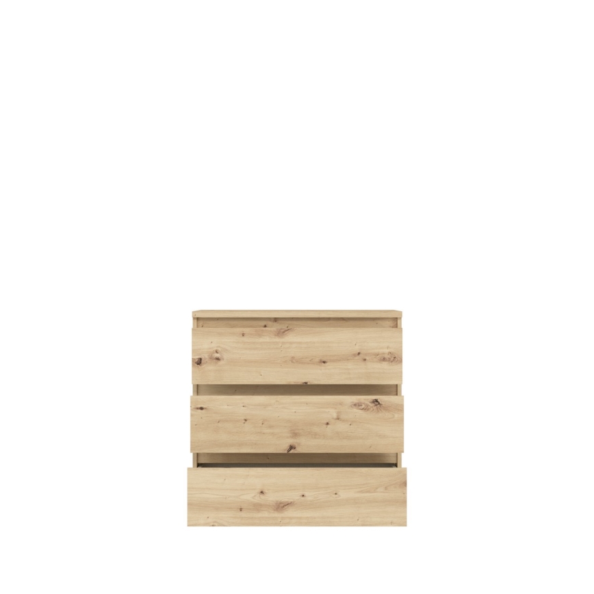 Cassettiera con cassetti MAO in rovere artisan