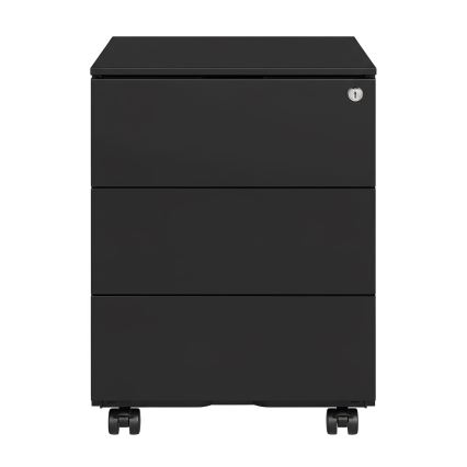 Cassettiera da ufficio SECURIO, nera