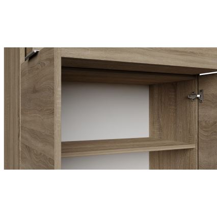 Cassettiera HOPE 80x78x35 cm rovere Sonoma