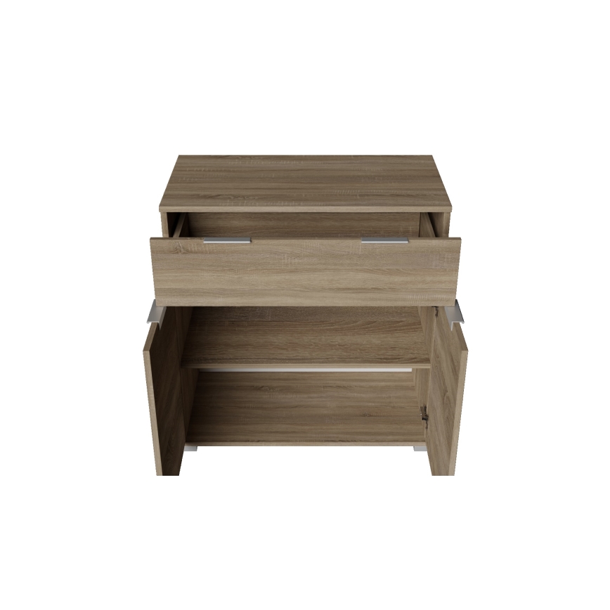 Cassettiera HOPE 80x78x35 cm rovere Sonoma