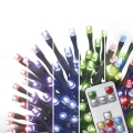 Catena da esterno LED RGB Natale 120xLED/72 modalità 15m IP44 + telecomando