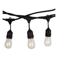 Catena da esterno STRING 15m 15xE27/25W/230V IP54