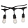 Catena da esterno STRING 15m 15xE27/25W/230V IP54