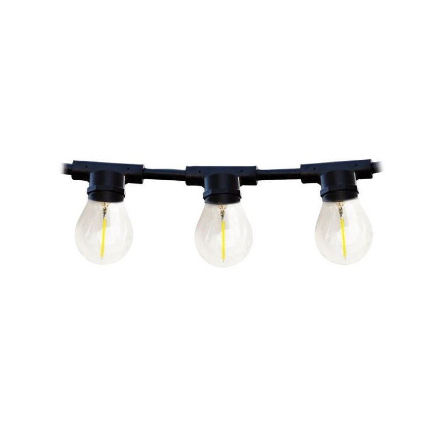 Catena decorativa da esterno MIMOSA 20xE27/1,3W/230V IP44 10m