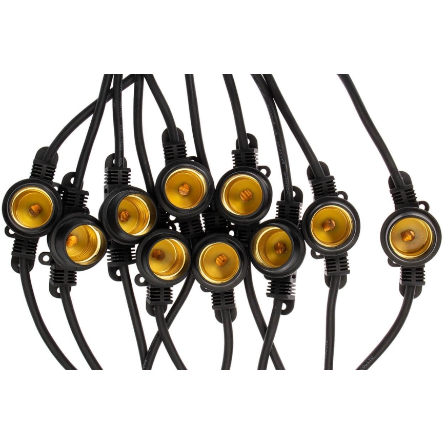Catena decorativa da esterno MIMOSA 20xE27/1,3W/230V IP44 10m