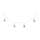 Catena decorativa LED 10xLED/2xAA 1,65m bianco caldo