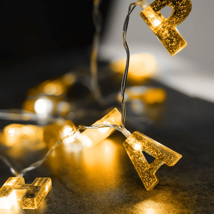 Catena decorativa LED 13xLED 2,16m bianco caldo
