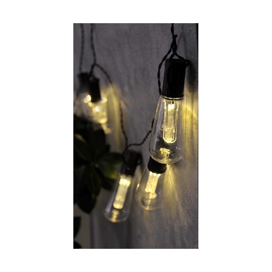 Catena decorativa LED EDISON 2,65 m 10xLED/2xAA
